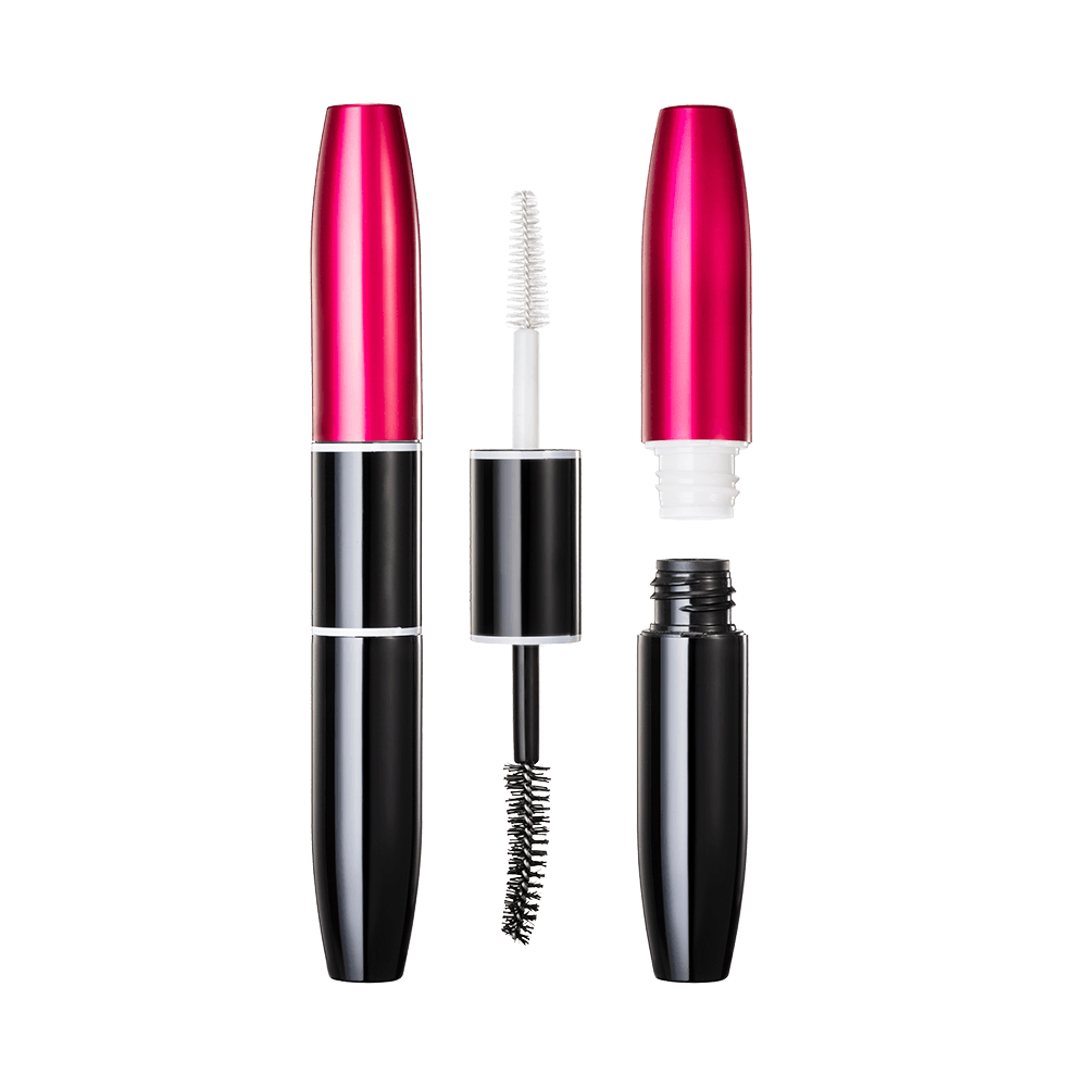 Dubbel flaska tom aluminium Mascara tubbehållare HM1108
